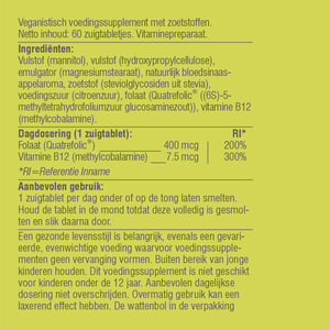 Vitaminstore Actief Foliumzuur (voorheen Folaat 400) afbeelding