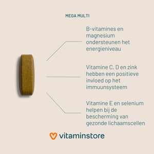 Vitaminstore Mega Multi (multivitamine) afbeelding