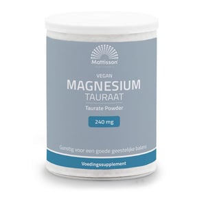 Mattisson Healthstyle - Vegan Magnesium Tauraat poeder