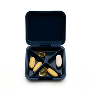 Vitaminstore 4-compartment pillbox image