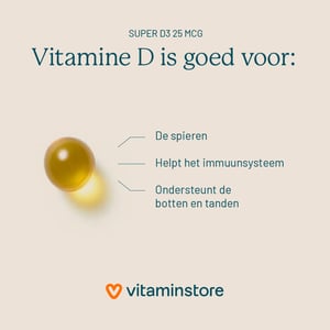 Vitaminstore Super D3 25 mcg Vitamin D image
