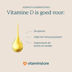 Vitaminstore Vegan D3 flüssig 25 mcg Abbildung