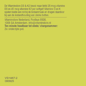 Vitaminstore Vitamin D3 & K2 Abbildung