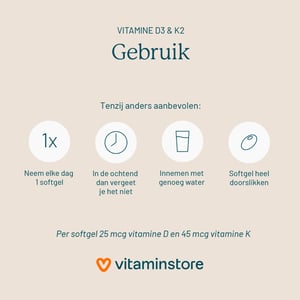 Vitaminstore Vitamin D3 & K2 Abbildung