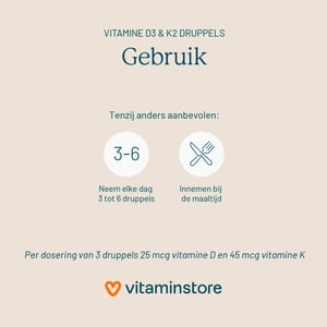 Vitaminstore Vitamin D3 & K2 Drops image