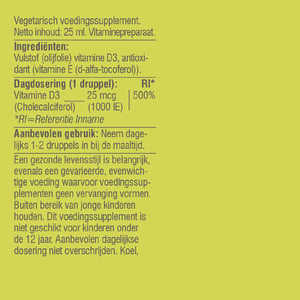 Vitaminstore Vitamin D3 Liquid 25 mcg (1000 IU per drop) Vitaminstore Vitamin D3 Liquid 25 mcg (1000 IU per drop) image