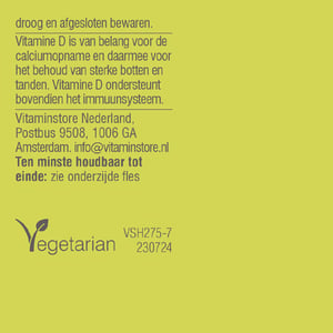 Vitaminstore Vitamin D3 Liquid 25 mcg (1000 IU per drop) Vitaminstore Vitamin D3 Liquid 25 mcg (1000 IU per drop) image