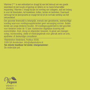 Vitaminstore Ester-C® 500mg (acid-free buffered vitamin C) image