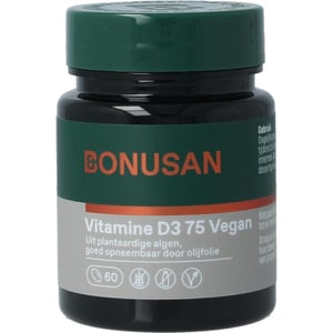 Bonusan - Vitamin D3 75 Vegan