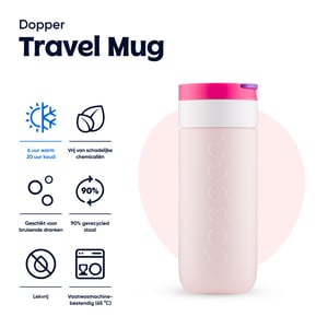 Dopper Dopper Travel Mug Berry Pink Abbildung