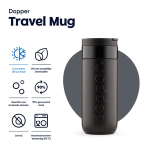Dopper Mug de voyage Dopper Noir flamboyant image