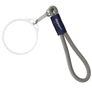 Dopper - Cordon de poignet - anneau de tasse blanc - noir sable