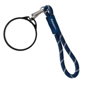 Dopper - Cordon de poignet - anneau de tasse noir - argent minuit