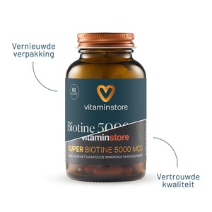 Vitaminstore Super Biotin 5000 mcg (biotin) image