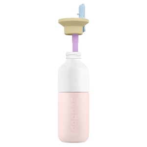 Dopper Dopper Steel Soft Pink x Flip Straw Sunny Sorbe Abbildung