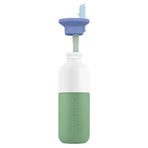 Dopper Dopper Steel Fresh Green x Flip Straw Seafoam Sorbet Abbildung