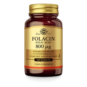 Solgar Vitamins - Folic Acid Folacin 800 µg