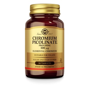 Solgar Vitamins - Chromium Picolinate 100 µg (chromium)