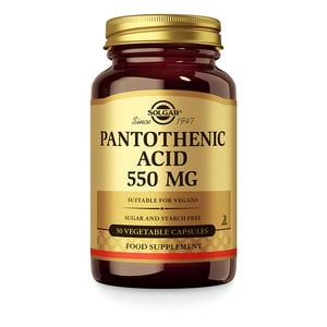 Solgar Vitamins - Pantothenic Acid 550 mg (vitamin B5, pantothenic acid)