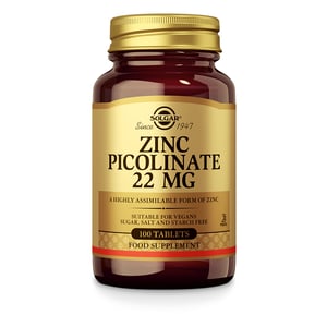 Solgar Vitamins - Zinc Picolinate 22 mg (zinc picolinate)
