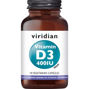 Viridian - Vitamin D3 (Vegan) 400 IU (10µg)