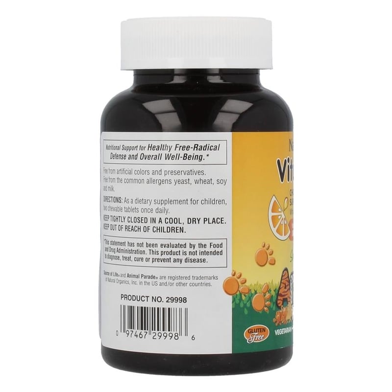 Animal Parade Vitamine C 125 mg kauwtabletten afbeelding