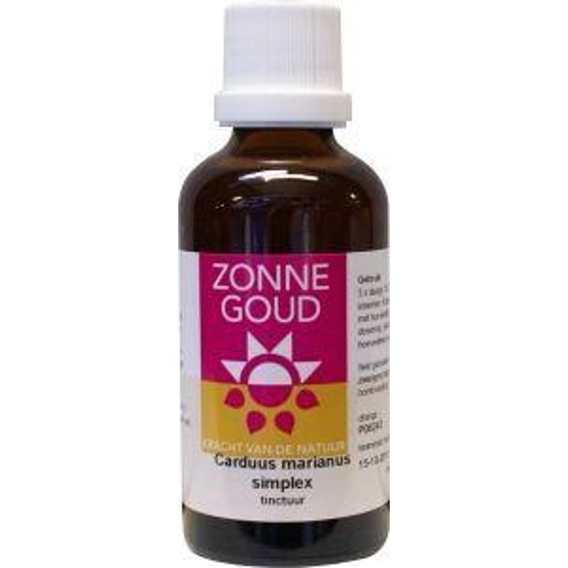 Zonnegoud Carduus marianus simplex afbeelding