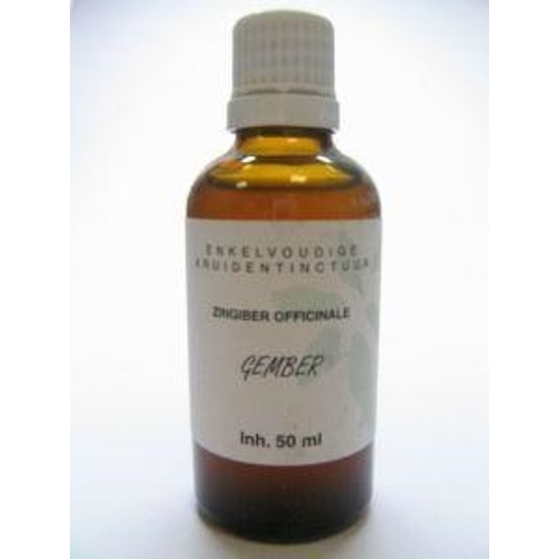 Natura Sanat Zingiber officinalis rhiz / gember tinctuur bio afbeelding