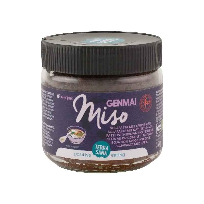 TerraSana Genmai miso unpasteurised glass image