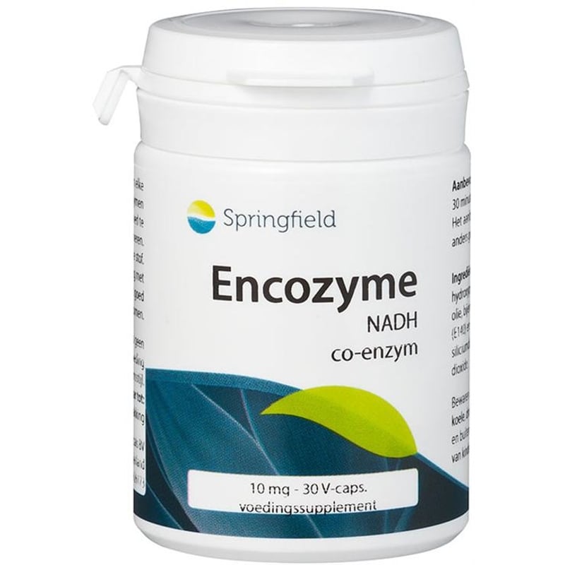 Springfield Encozyme NADH 10 mg Springfield Encozyme NADH 10 mg afbeelding