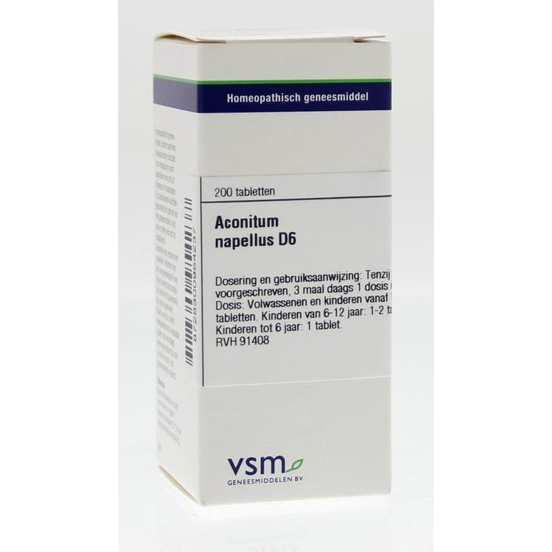 VSM Aconitum napellus D6 afbeelding