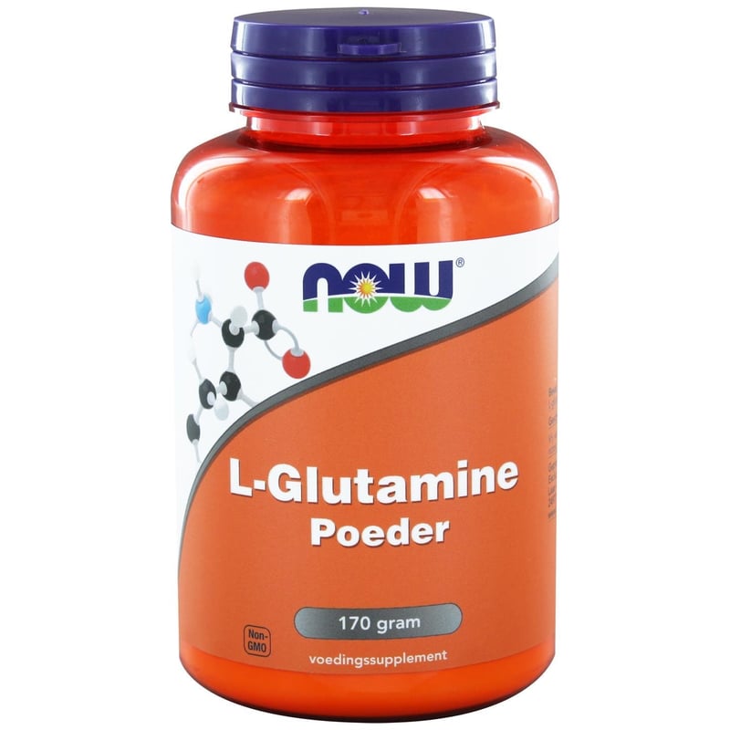 NOW L-Glutamine poeder afbeelding
