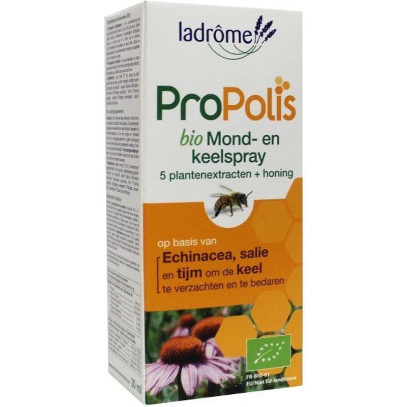La Drome Propolis Throat and Mouth Spray Organic image