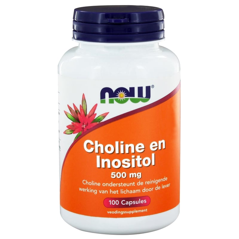NOW Choline and inositol 500 mg image