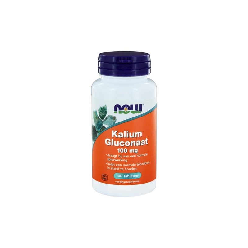 NOW Potassium gluconate 100 mg NOW Potassium gluconate 100 mg image