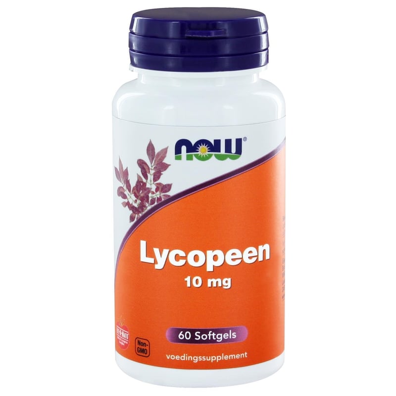 NOW Lycopeen 10 mg NOW Lycopeen 10 mg afbeelding
