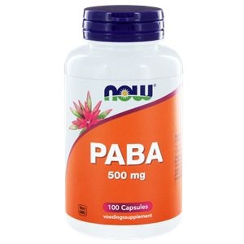 NOW PABA 500 mg image