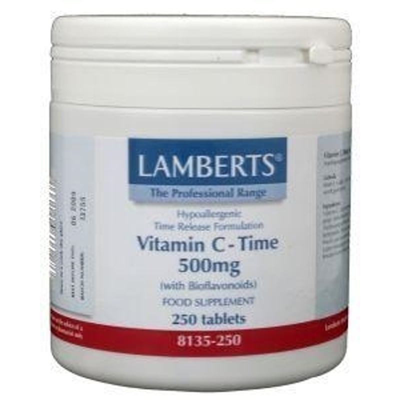 Lamberts Vitamine C 500 time released & bioflavonoiden afbeelding