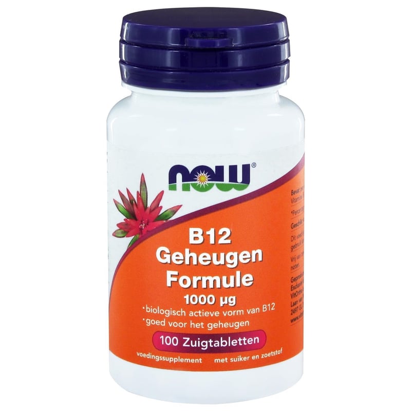 NOW B12 Geheugen Formule 1000 mcg (Brain B-12) afbeelding