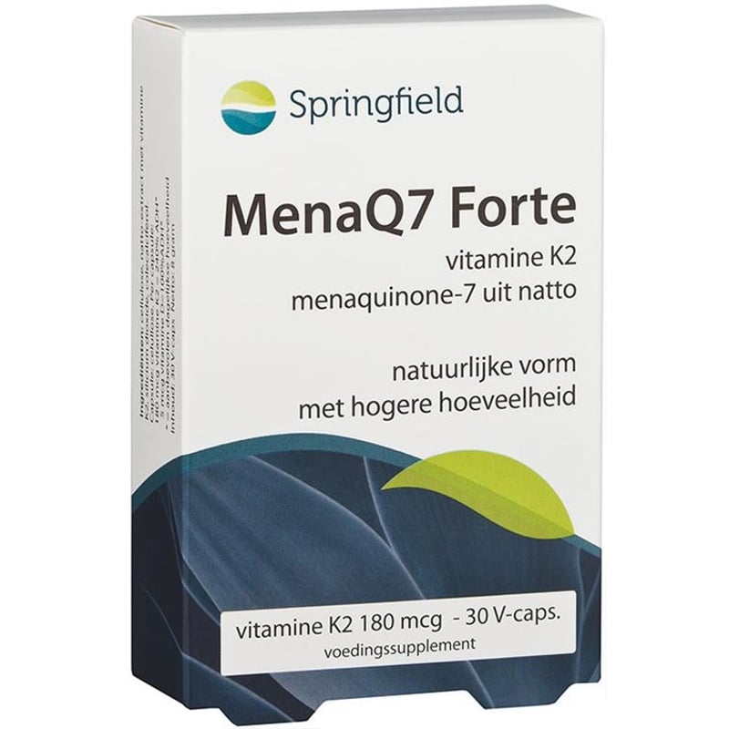 Springfield MenaQ7 Forte (180 mcg) vitamin K2 image