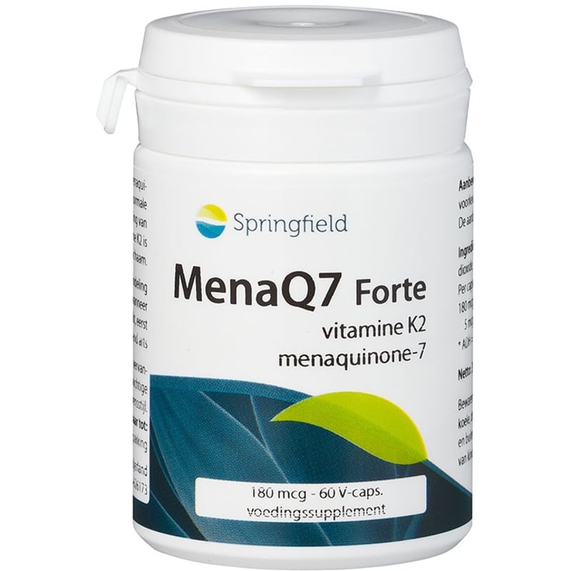 Springfield MenaQ7 Forte (180 mcg) vitamin K2 image