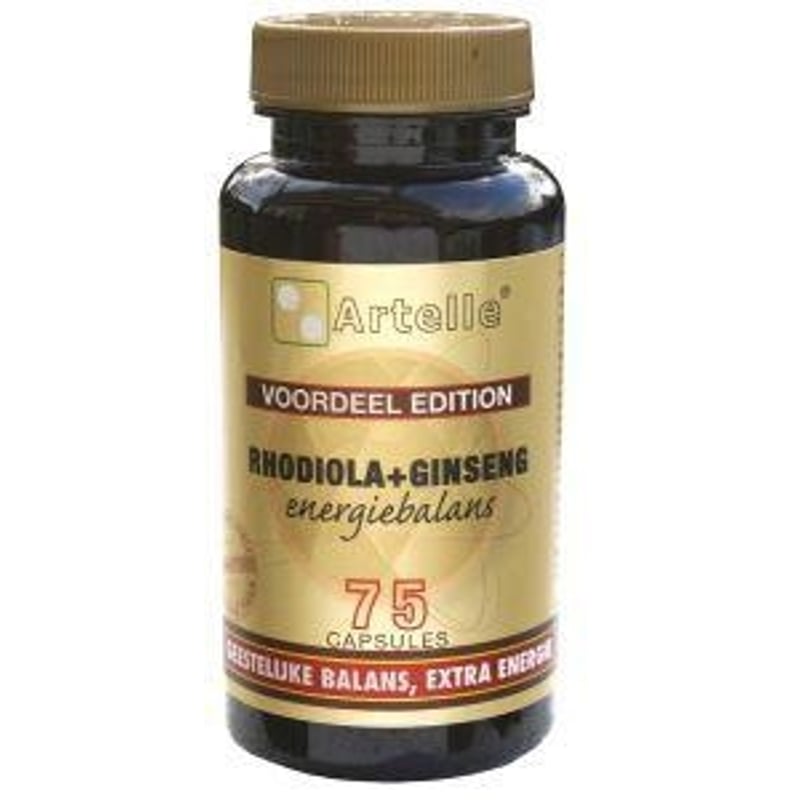 Artelle Rhodiola ginseng energiebalans afbeelding