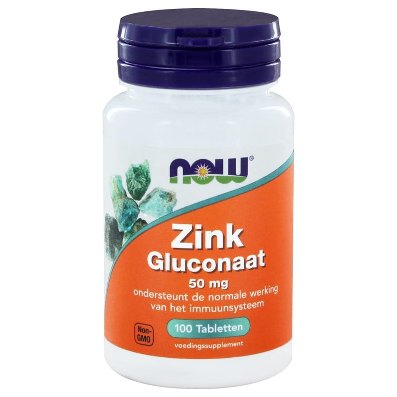 NOW Zinc Gluconate 50 mg NOW Zinc Gluconate 50 mg image