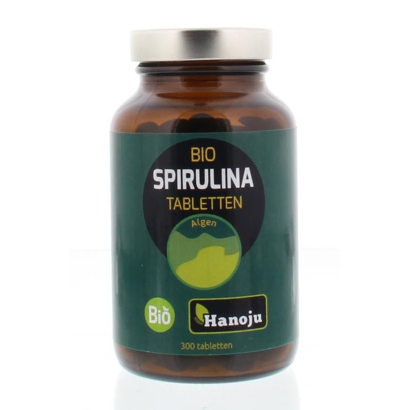 Hanoju Bio spirulina 400 mg afbeelding