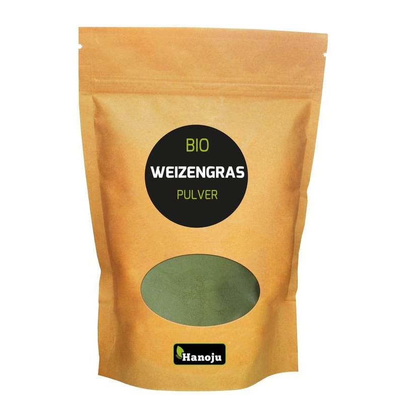 Hanoju Bio tarwegras poeder afbeelding