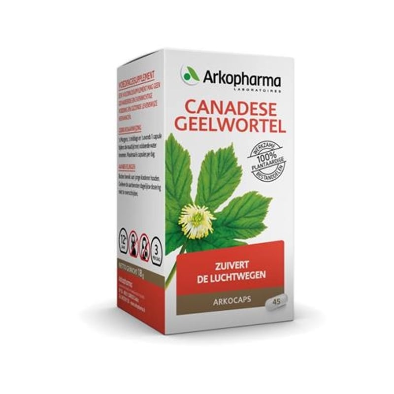 Arkocaps Canadese Geelwortel Arkocaps Canadese Geelwortel afbeelding