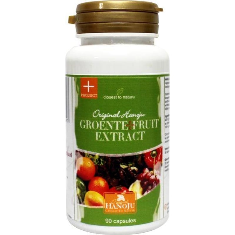 Hanoju Groente en fruit extract 400 mg Hanoju Groente en fruit extract 400 mg afbeelding