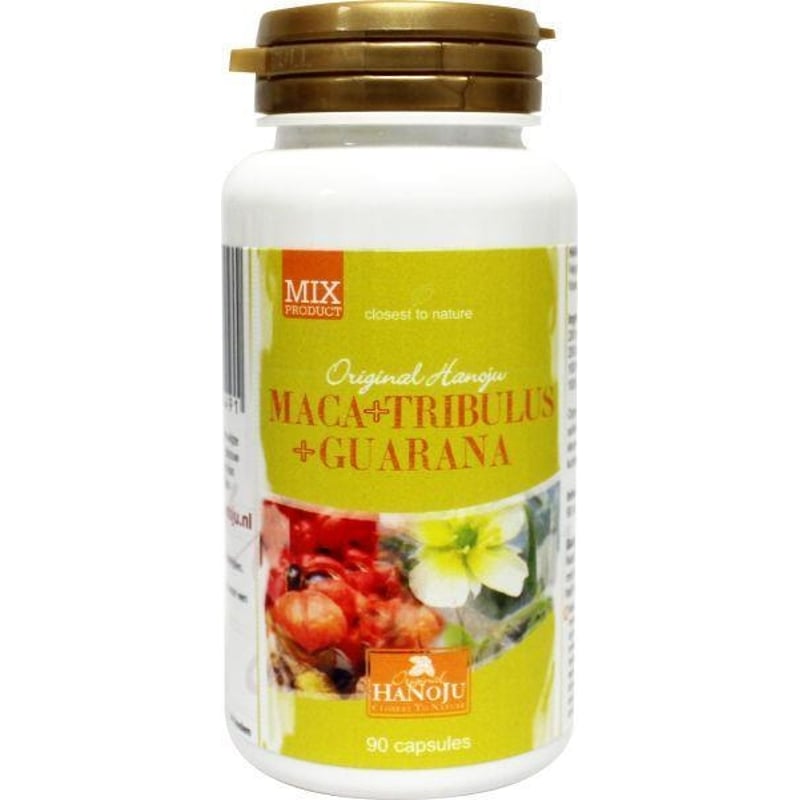 Hanoju Tribulus maca guarana extract 450 mg afbeelding