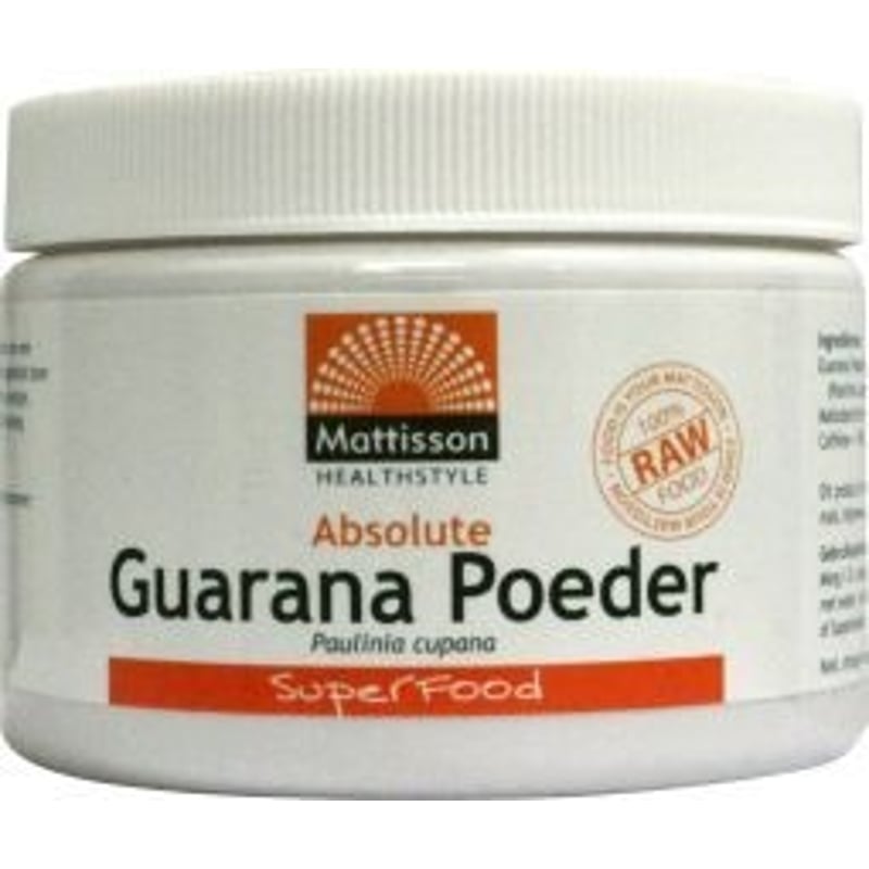 Mattisson Healthstyle Absolute Guarana Poeder Extract afbeelding