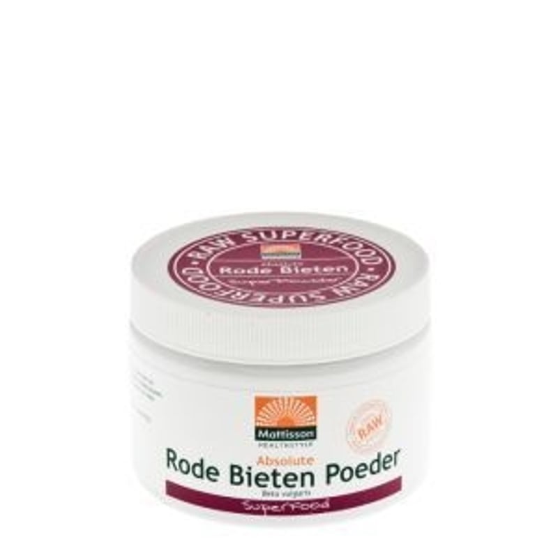 Mattisson Healthstyle Absolute Rode Bieten Poeder Raw afbeelding